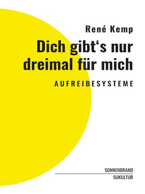 cover image of Dich gibt's nur dreimal für mich